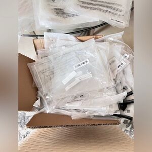 20ct   ASSORTED USED POLY SHIRT BAGS